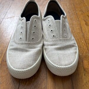 Sperry Cream Canvas Flats